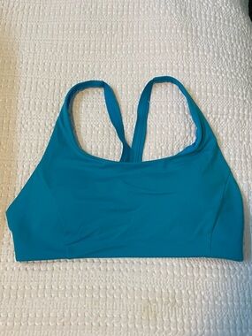 Athleta Teal Blue Racerback Swim Top